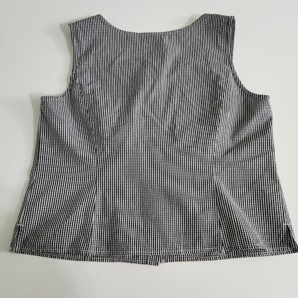 Style and Co Gingham Top - Picture 3 of 3
